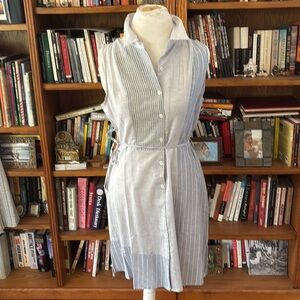 Hem & Thread Button Shirt Dress NWT Size L
